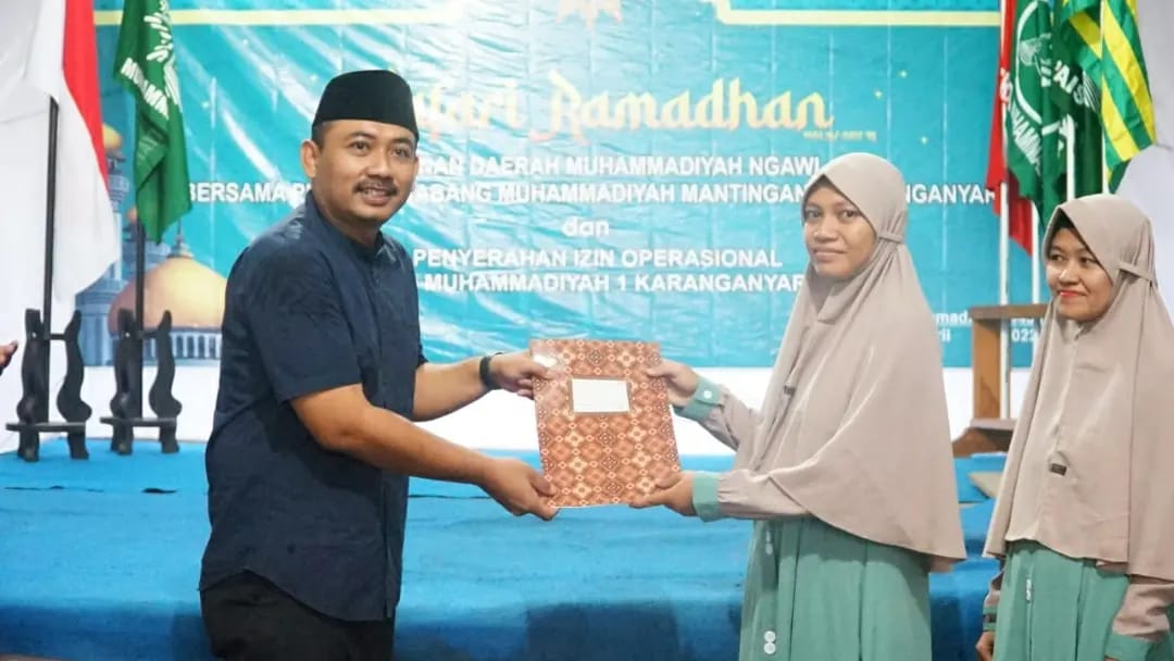 Bupati Ngawi, Hadiri Safari Ramadhan Keluarga Besar Muhammadiyah Karanganyar